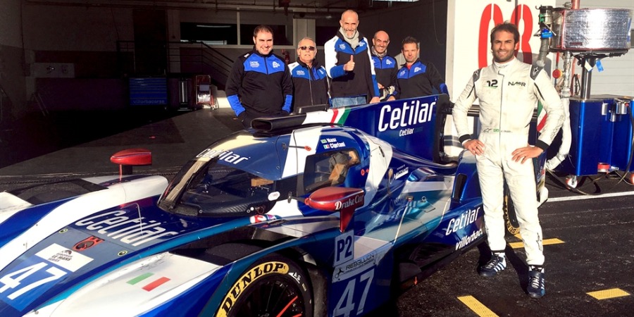 Felipe Nasr con Cetilar Villorba Corse